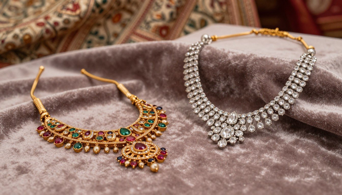 Kundan vs Polki jewellery