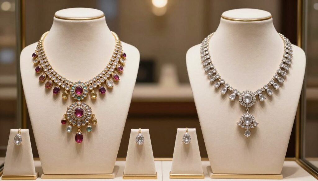kundan vs polki jewelry price range