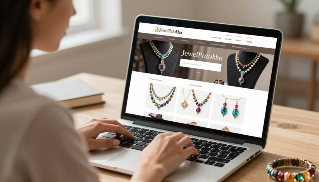selecting artificial jewelry online