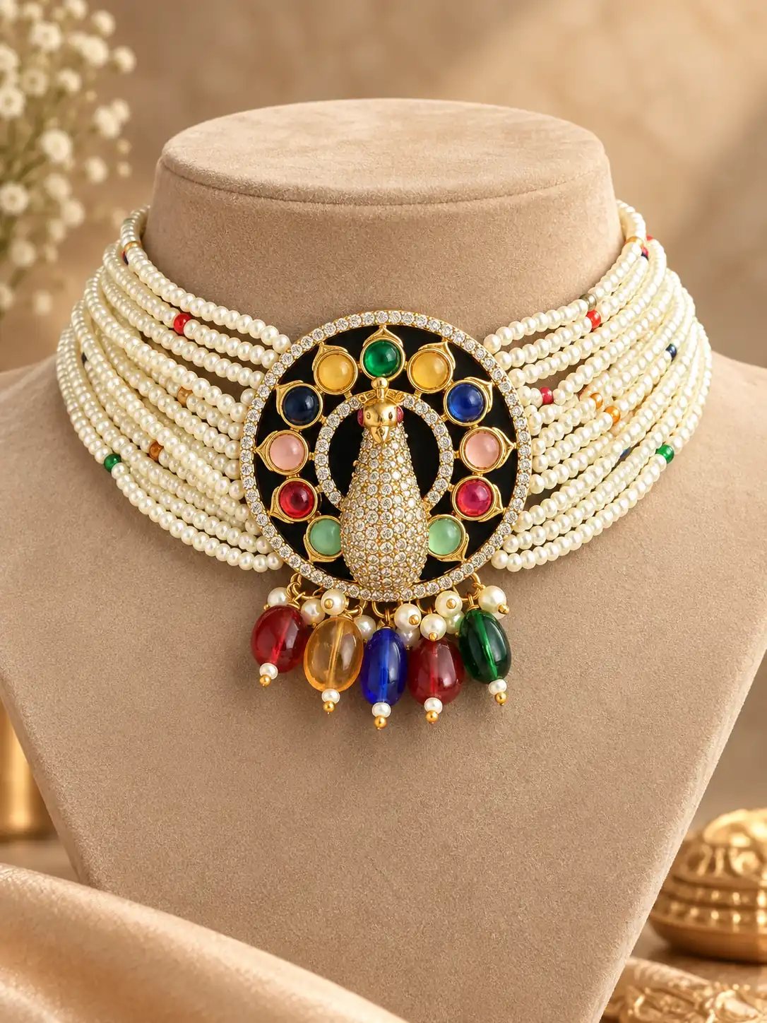 rajmayur-navrang-pearl-heritage-choker-set