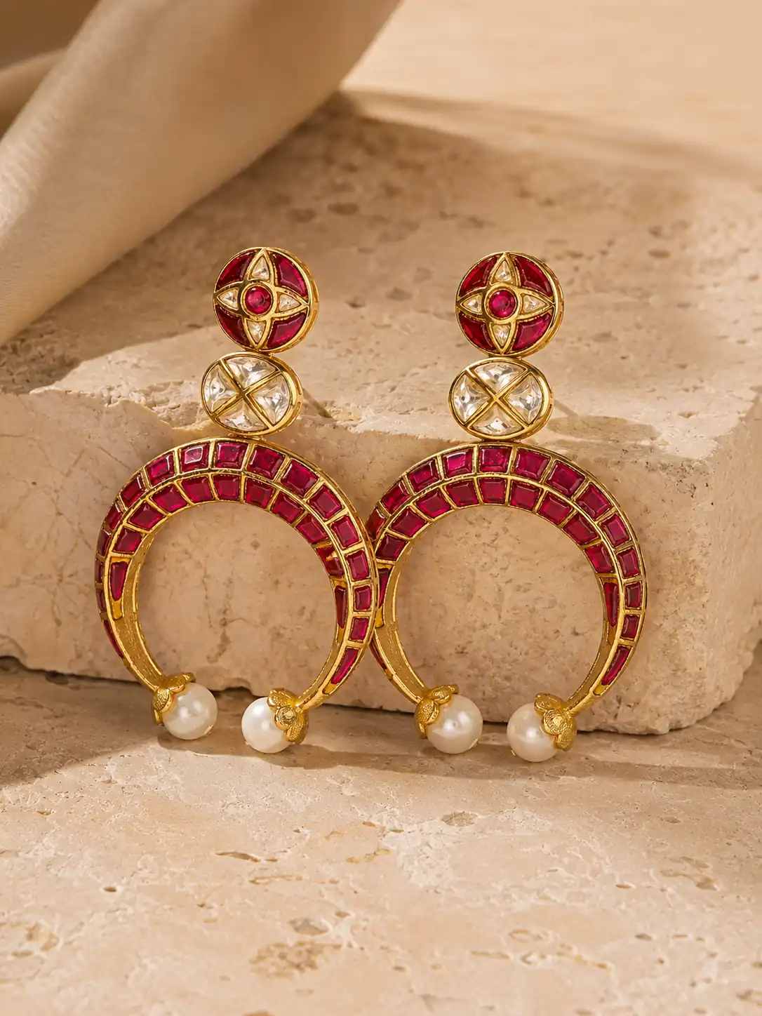 gulnaar-chand-ruby-pink-open-crescent-earrings